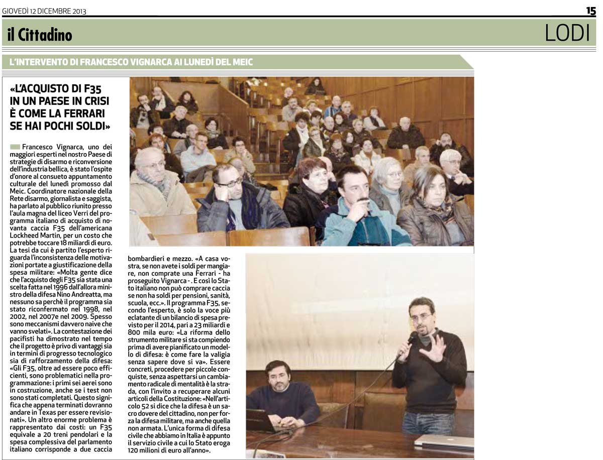 meic-9-12-2013-francesco-vignarca-Il-Cittadino-12-12-2013