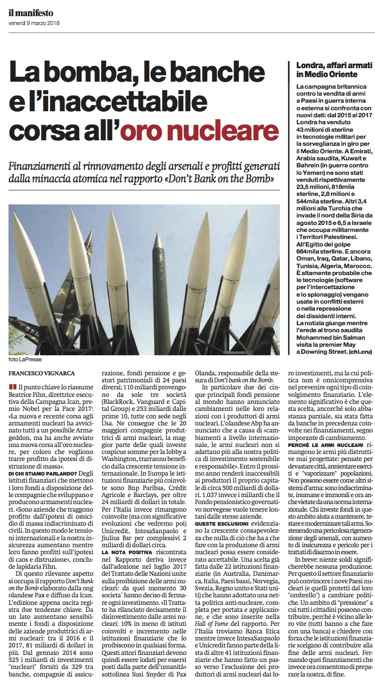 Articolo Manifesto DBOTB