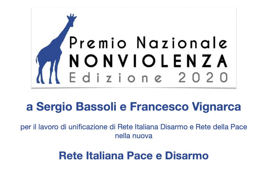 premio nonviolenza