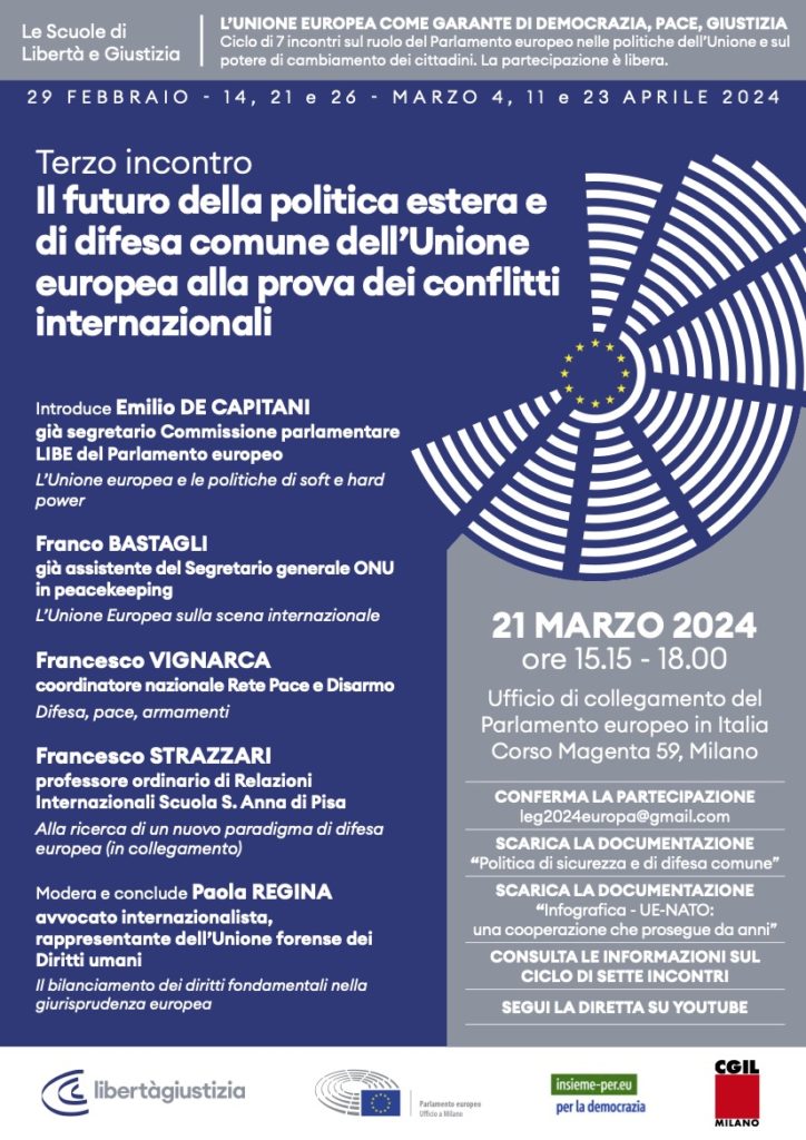 Il futuro della politica estera e di difesa comune dell’UE alla prova dei conflitti in corso