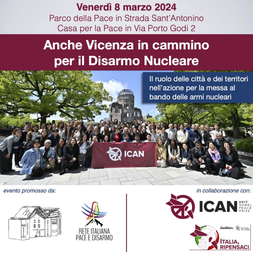 Presentazione di “Disarmo Nucleare” a Vicenza