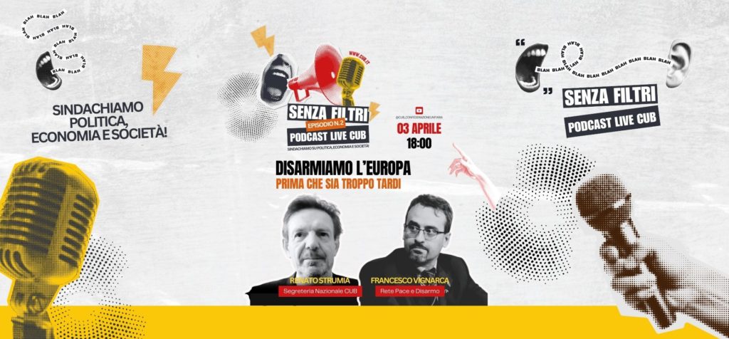 Disarmiamo l’Europa prima che sia troppo tardi