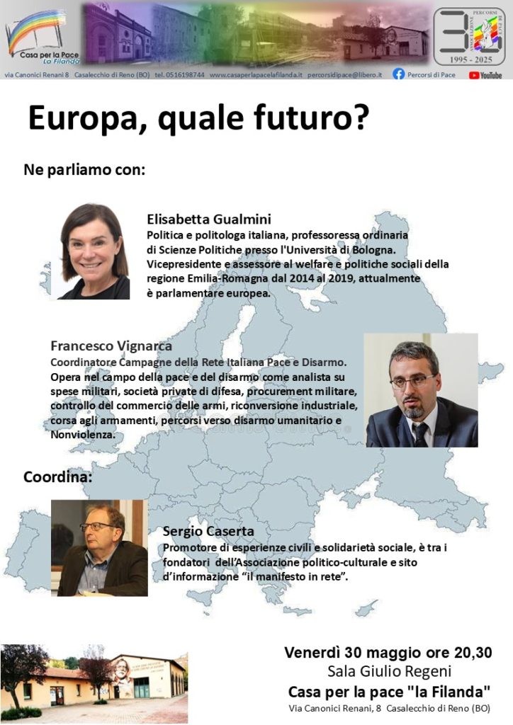Europa, quale futuro? A Casalecchio di Reno il 30 maggio