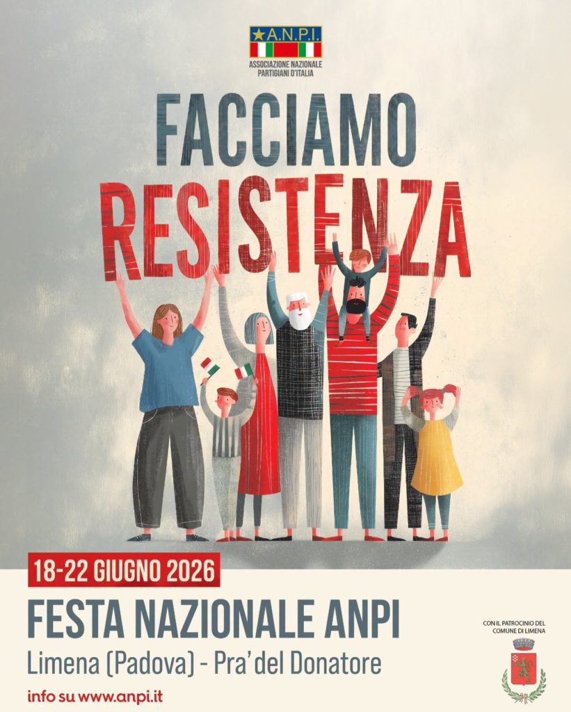 Pace e guerra: il diritto e il rovescio, il 20 giugno alla Festa Nazionale ANPI