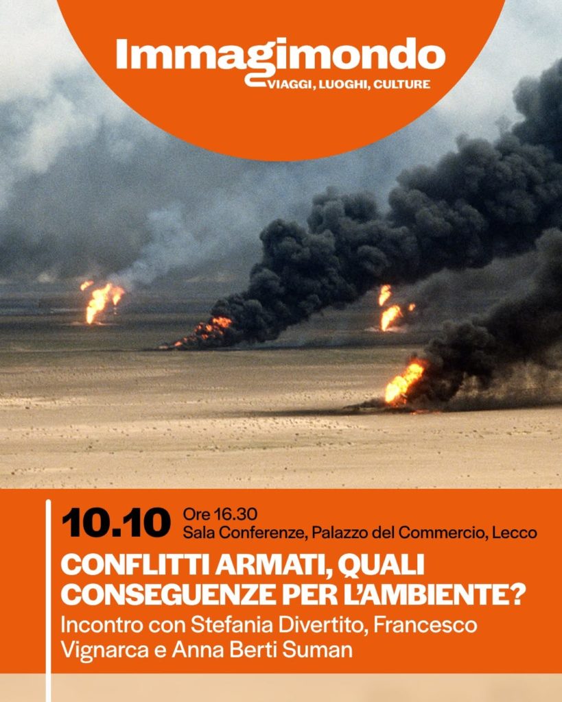 Conflitti armati, quali conseguenze per l’ambiente? A Immagimondo 2026