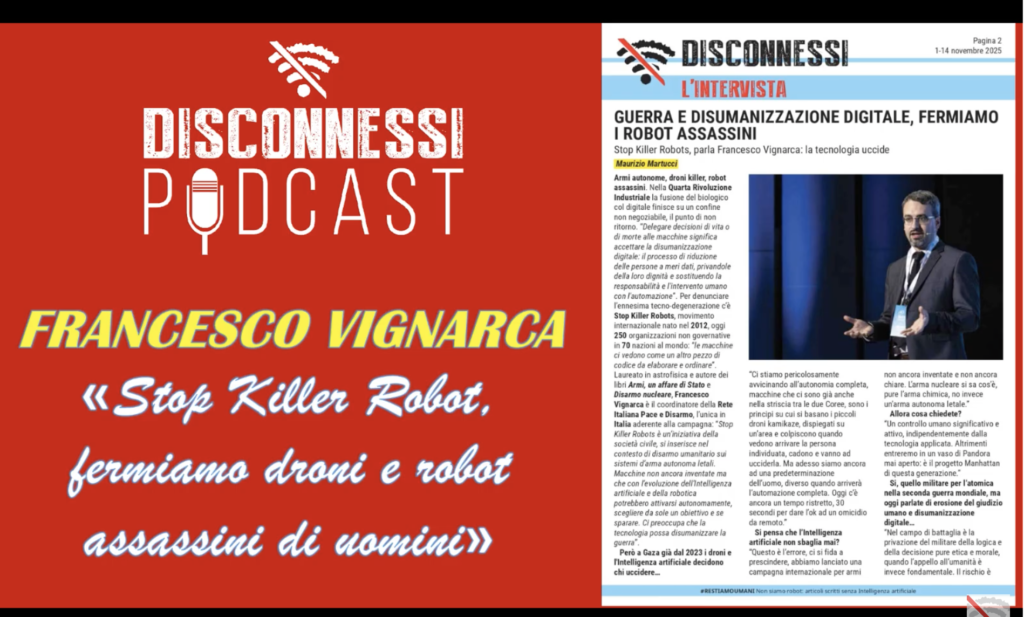 Guerra e disumanizzazione digitale, stop robot assassini