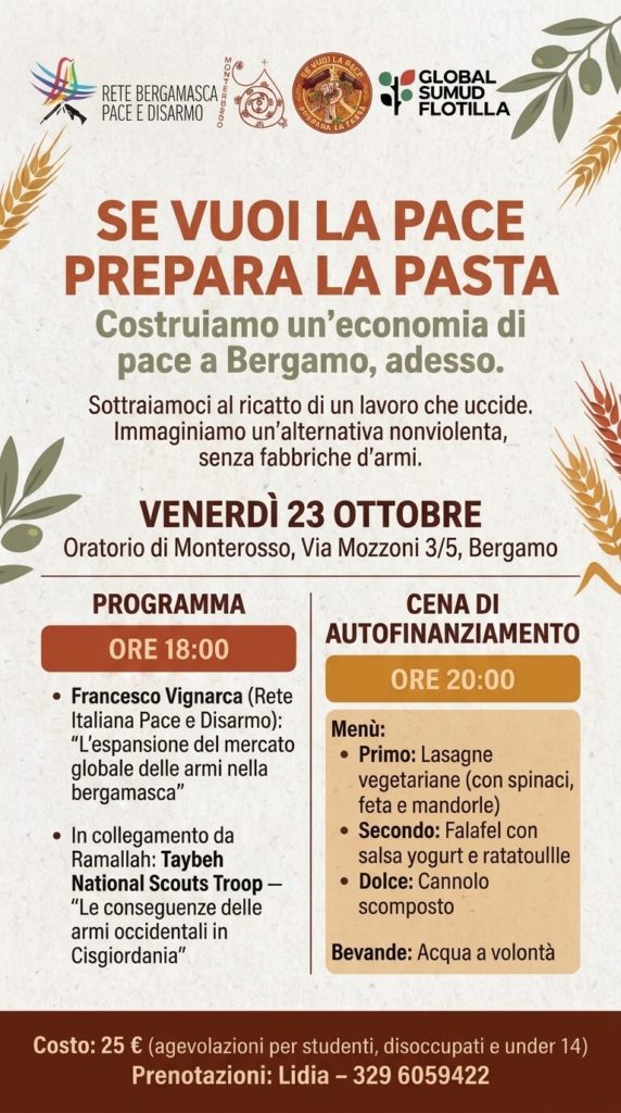 Se vuoi la pace, prepara la pasta